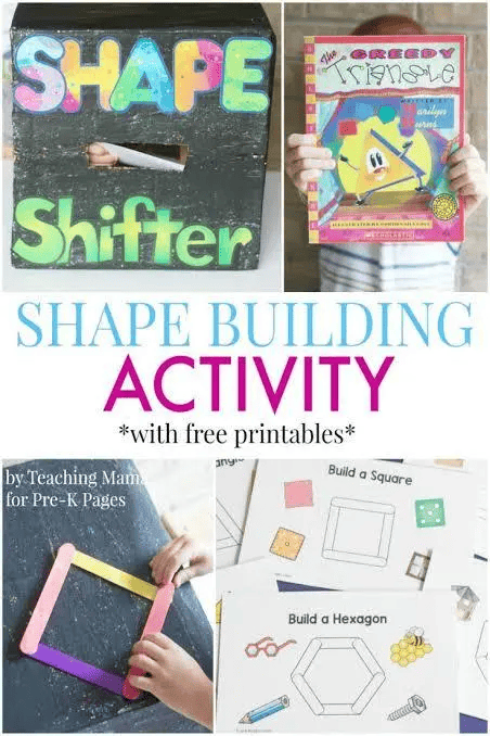 Visual Memory activities – Shape building activities