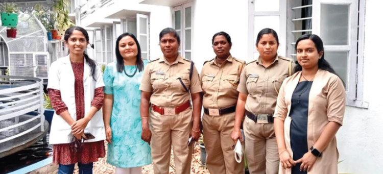 Women police team