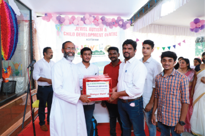 Cloth donation From St. Thomas College, Pala