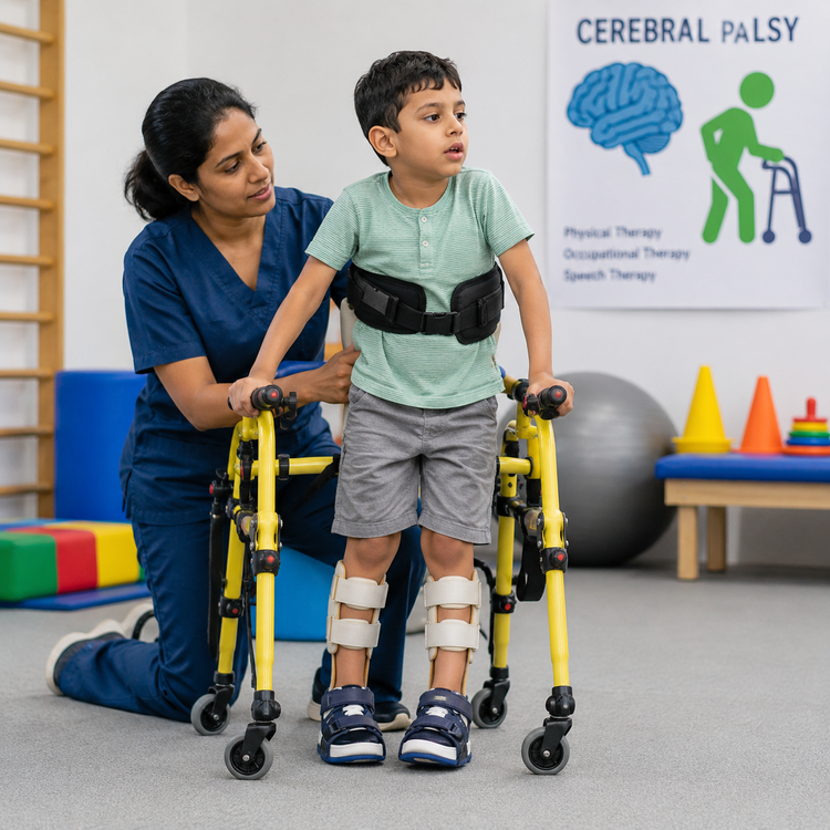 Comprehensive therapeutic support aimed at strengthening posture, coordination, and a child’s ability to perform daily tasks.