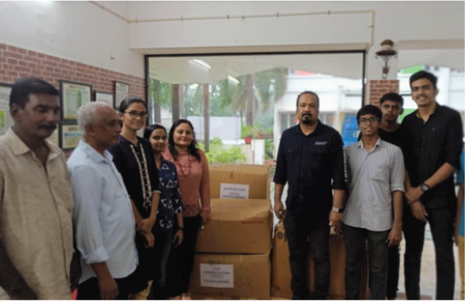 Cloth donation From Vijnjanamatha Church, Thodupuzha